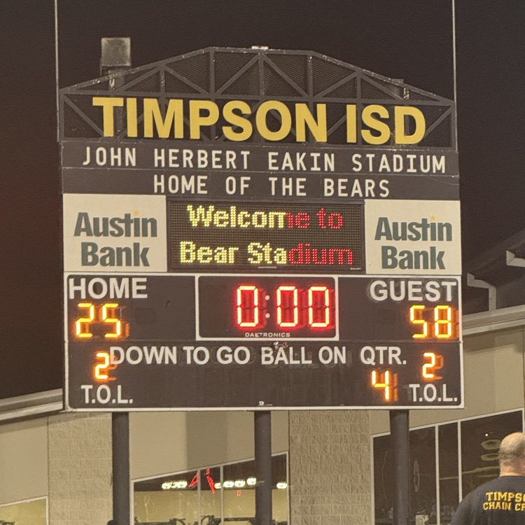 Arp defeats Timpson 58-25.
