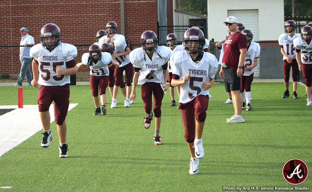 Arp J.H. Football at Timpson on Thursday, Sept. 24, 2026