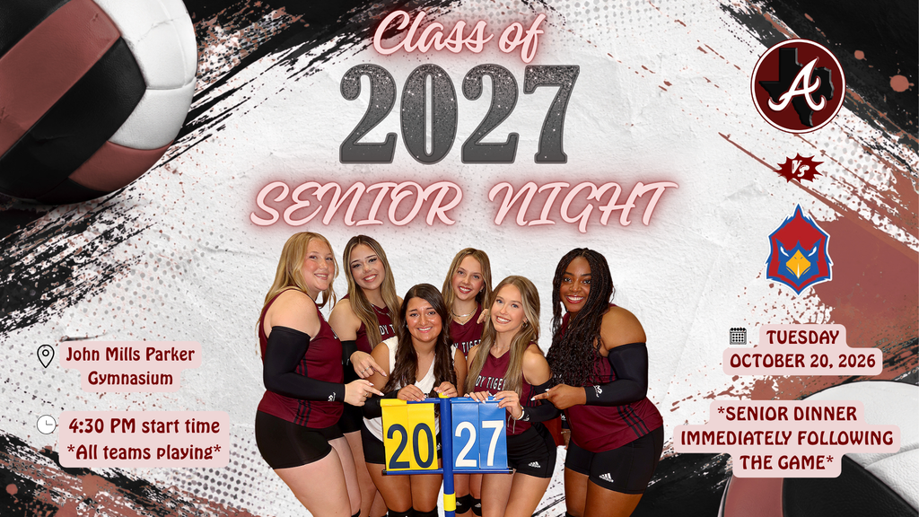 Arp H.S. Volleyball senior night 102026