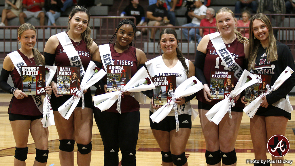 Arp H.S. Volleyball senior night Tuesday, Oct. 20, 2026