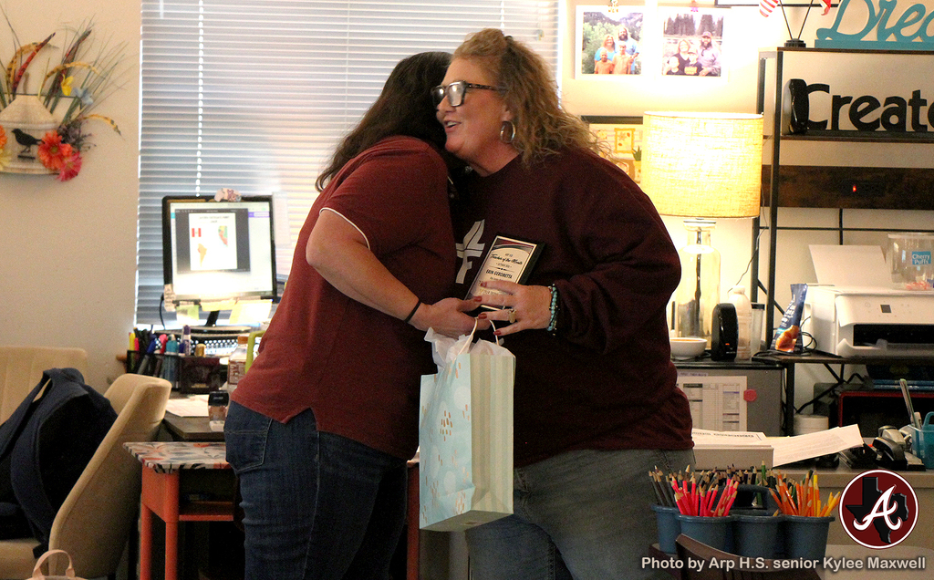 Arp J.H. teacher of the month Oct. 2026 Erin Gerometta