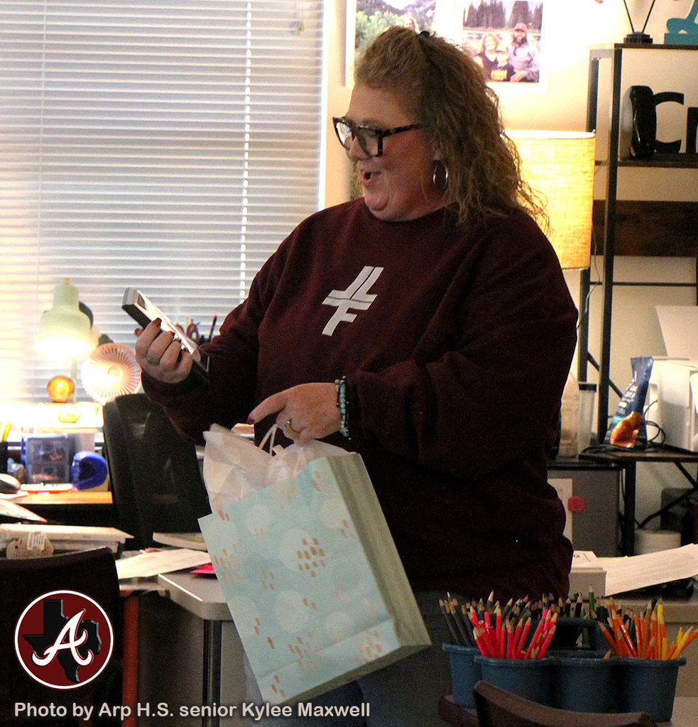 Arp J.H. teacher of the month Oct. 2026 Erin Gerometta