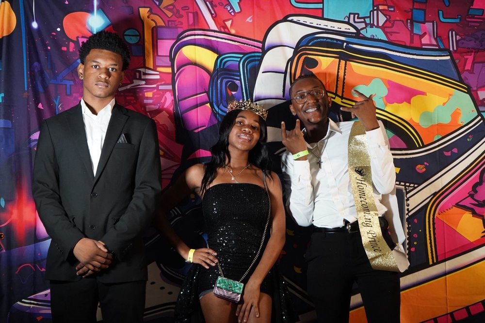 Students at Sneaker Gala