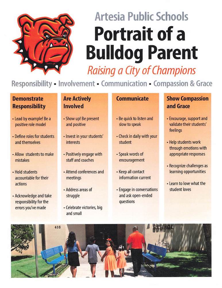 Portrait of a Bulldog Parent