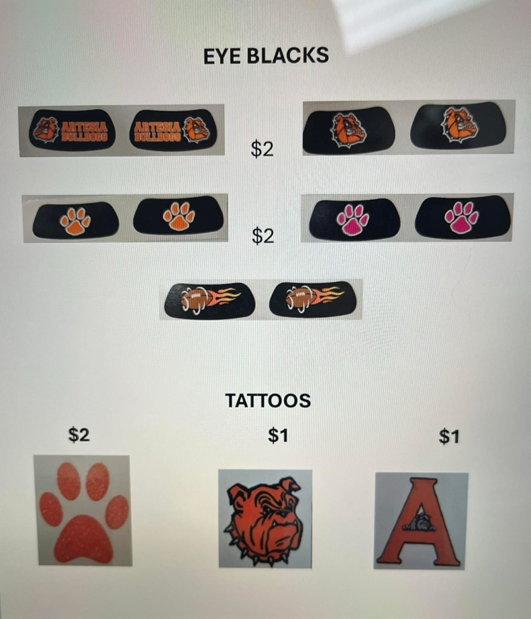 eye blacks and tattoos