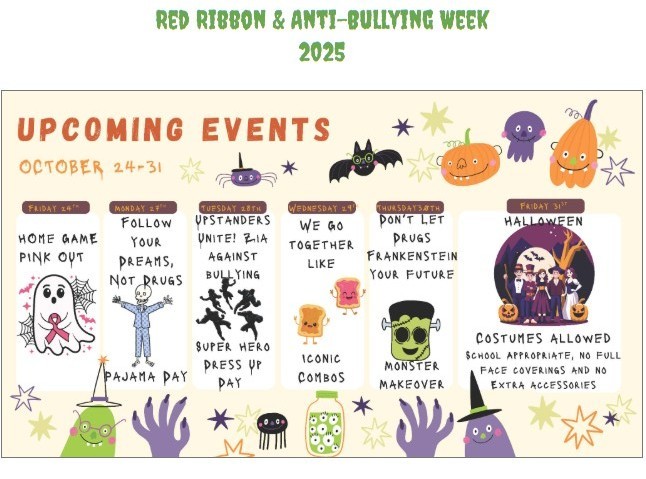 Red Ribbon Week Dress-Up Days