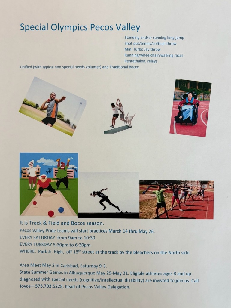 Special Olympics Pecos Valley