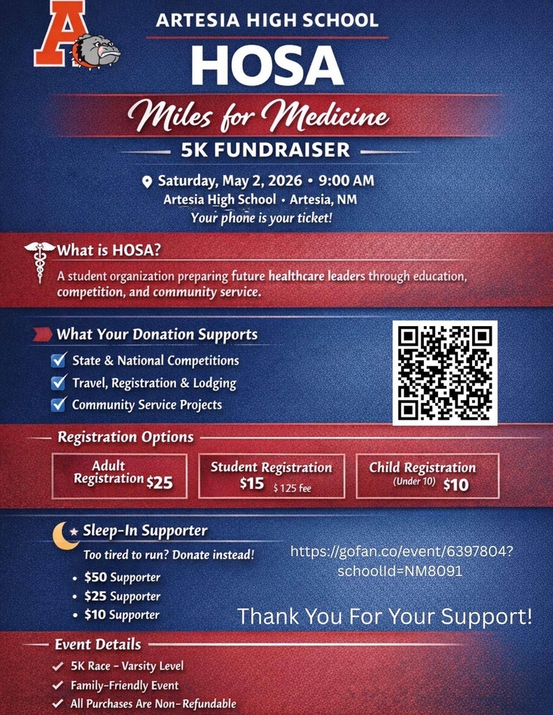 HOSA Miles for Medicine fundraiser