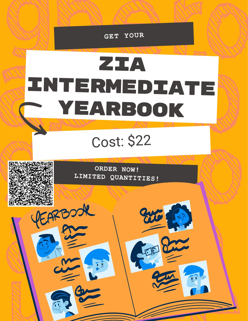 Zia Intermediate Yearbook available to purchase, $22