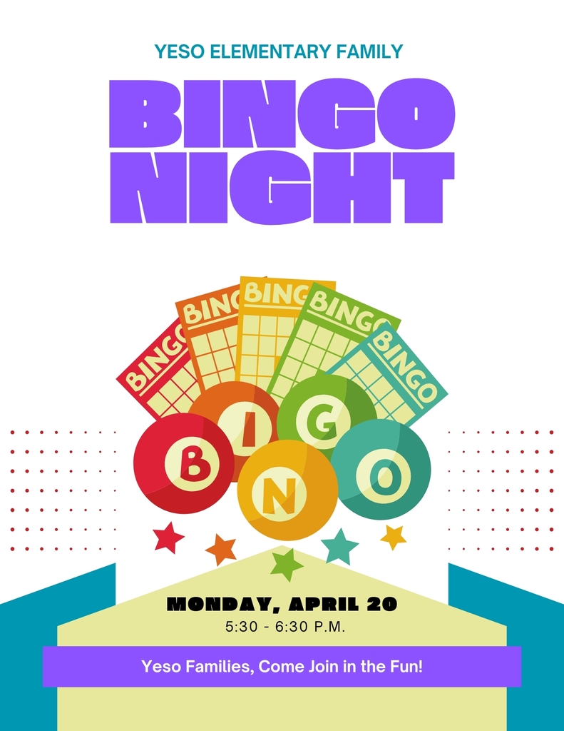 Yeso Elementary Family Bingo Night