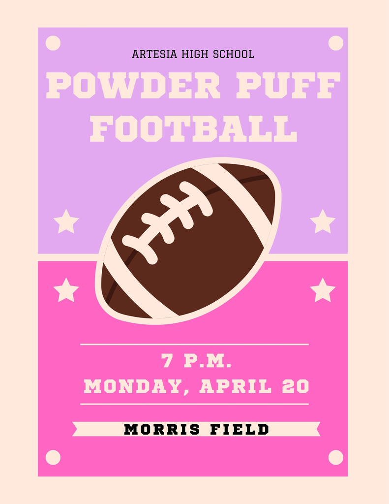 Powder Puff football set for April 20