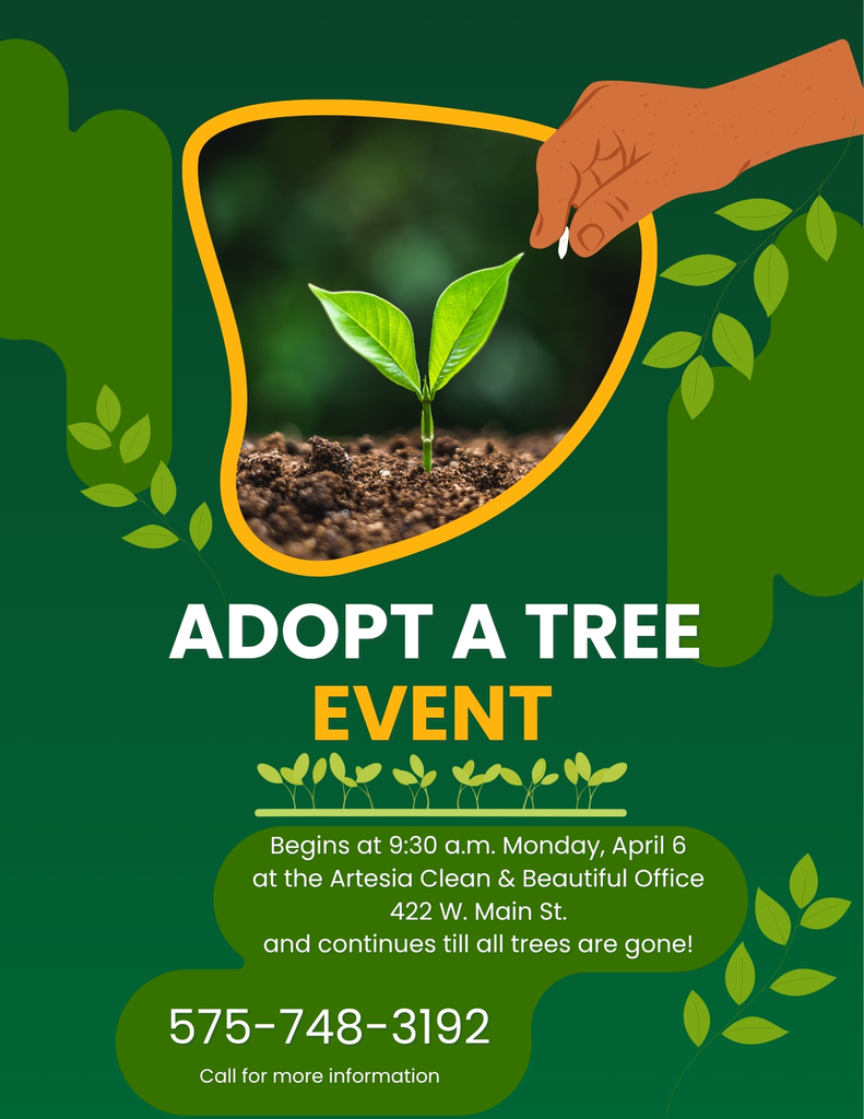 Artesia Clean & Beautiful Adopt a Tree