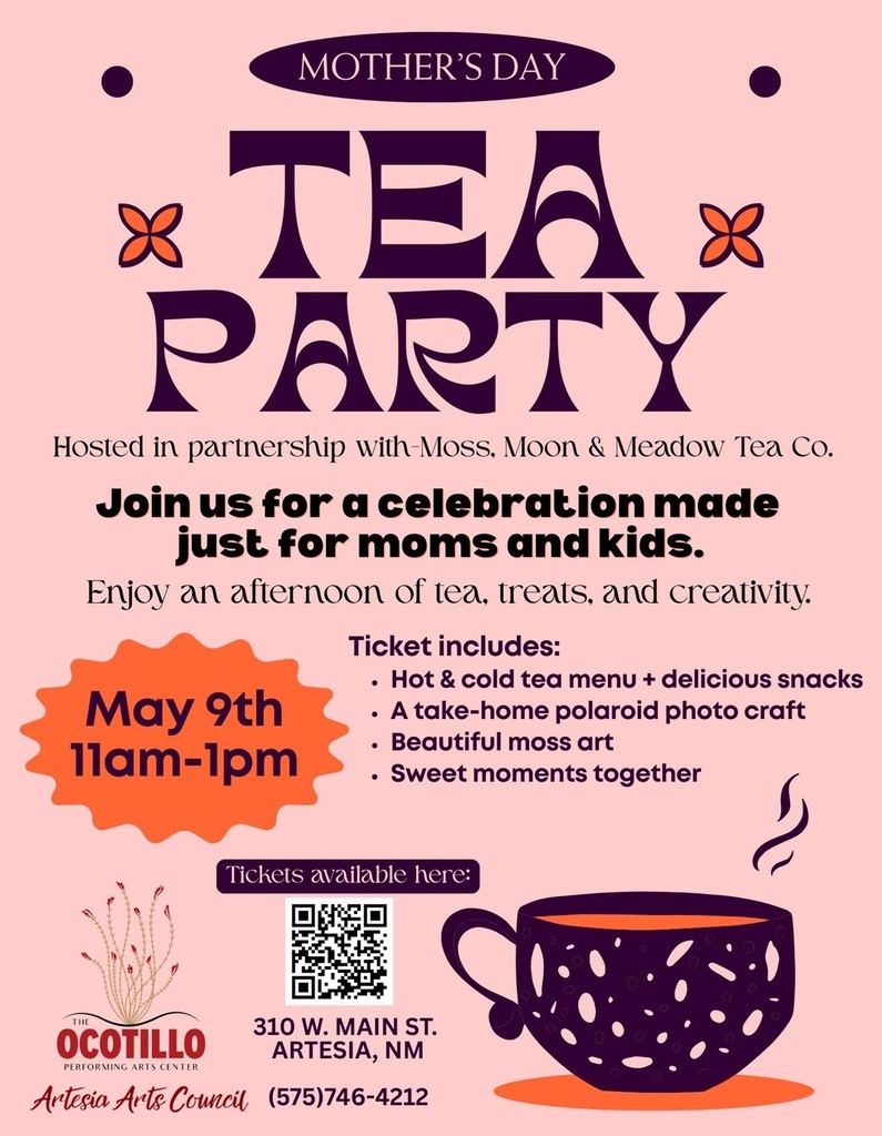 Artesia Arts Council hosting Mother's Day tea party