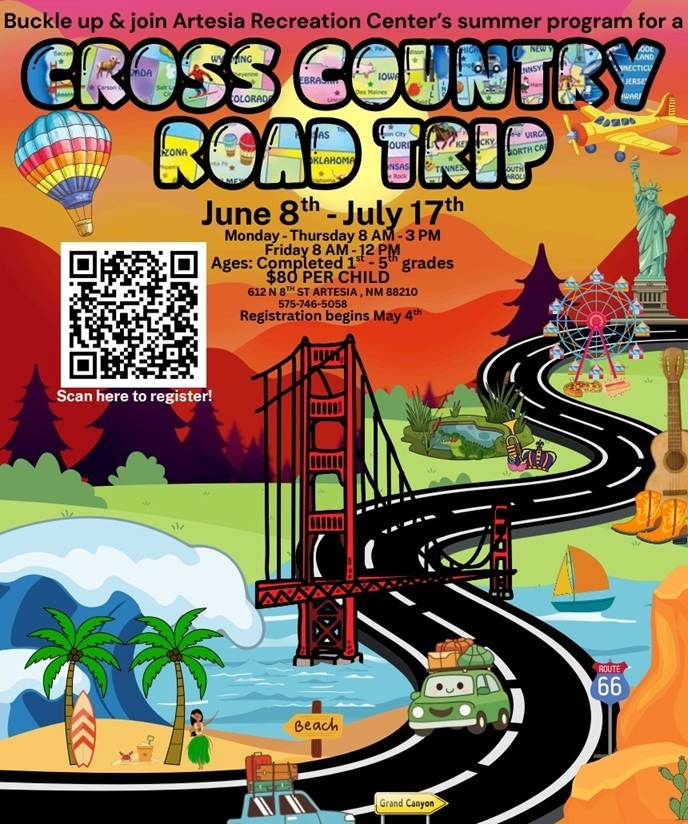 City of Artesia Recreation Department summer youth program to run June 8 - July 17