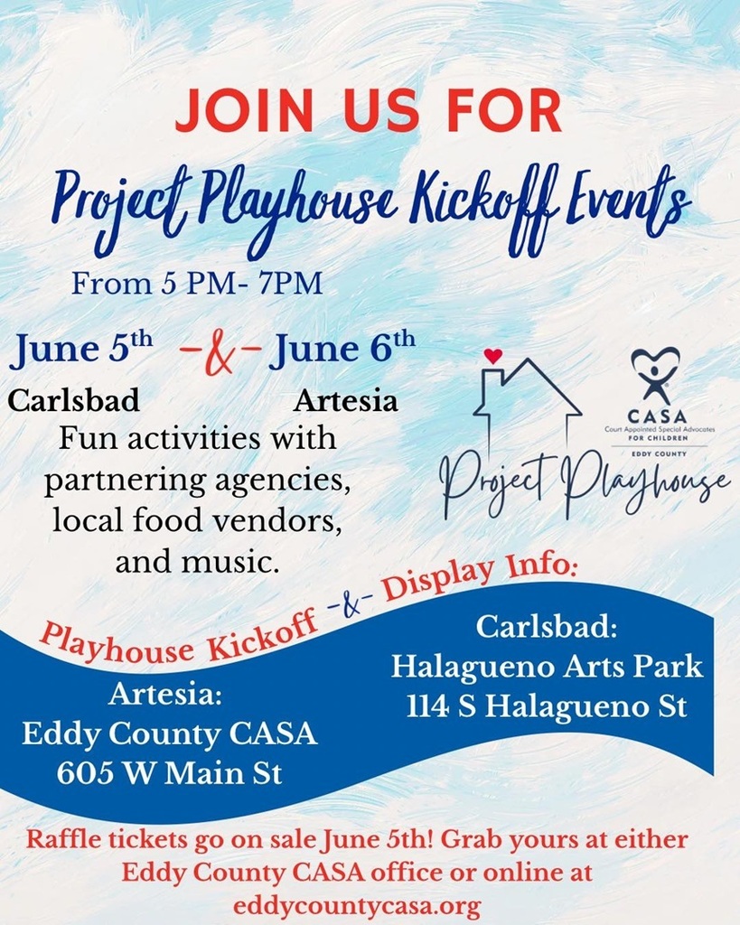 Eddy County CASA to hold Project Playhouse kickoff event June 6