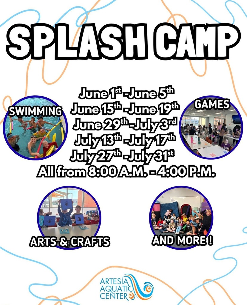 Artesia Aquatic Center announces Summer Splash Camp dates