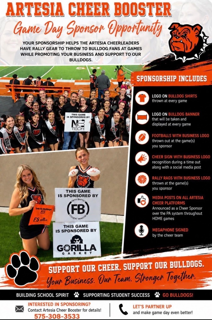 Cheerleaders seek sponsors for touchdown footballs, etc.