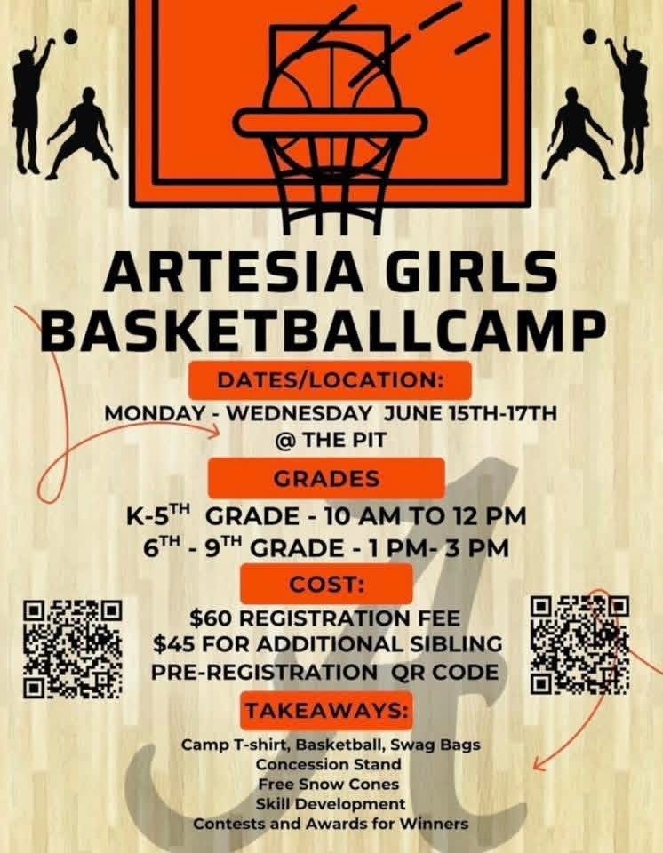 Girls Basketball Camp Flyer