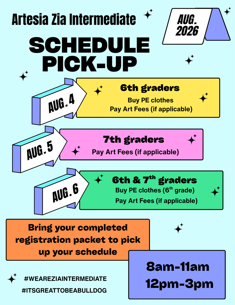 schedule pick up flier