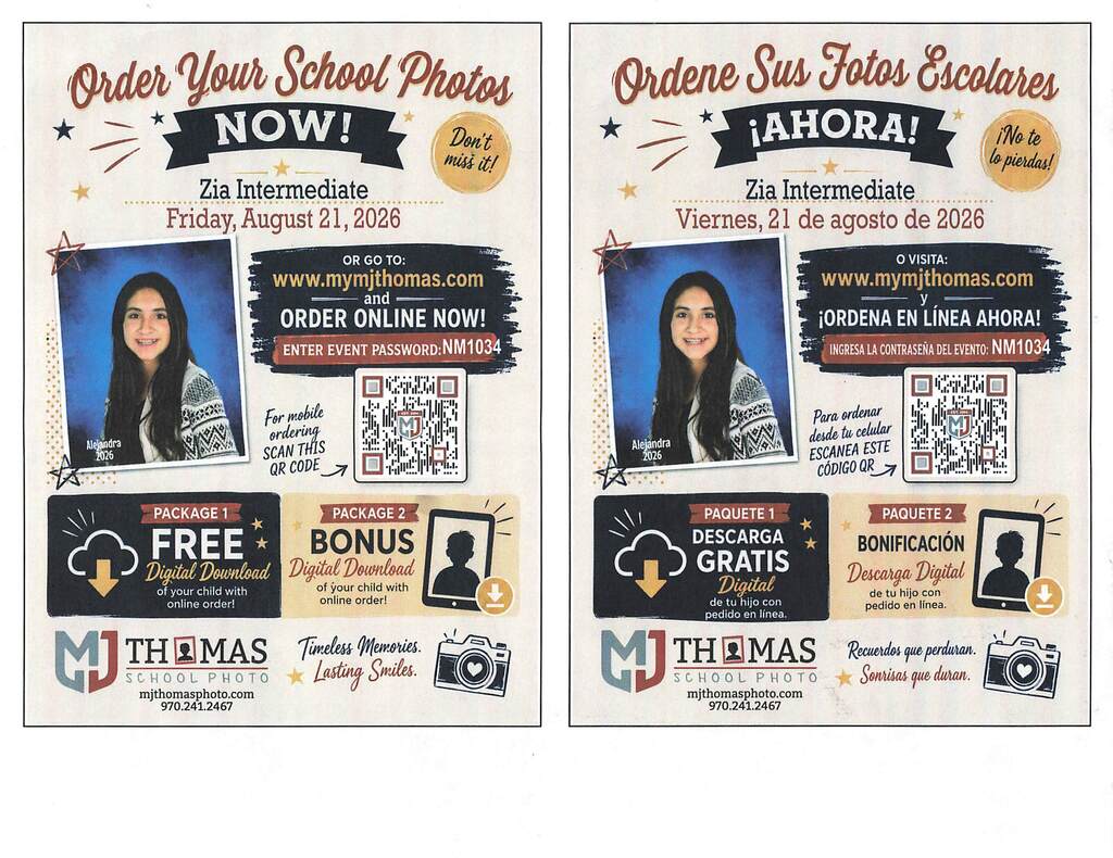 picture day flier