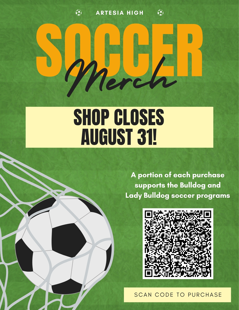 A graphic details information on the AHS soccer programs' merchandise fundraiser.
