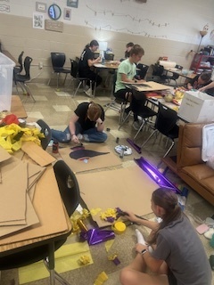Freshmen hard at work