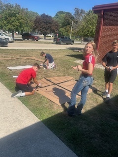 Freshmen hard at work