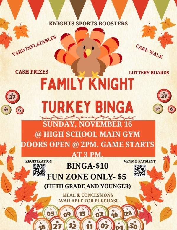 Boosters Turkey Binga! 