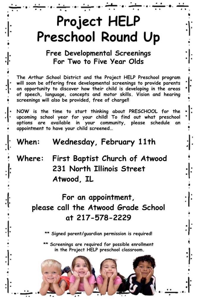 AHGS 2026 Preschool Round Up