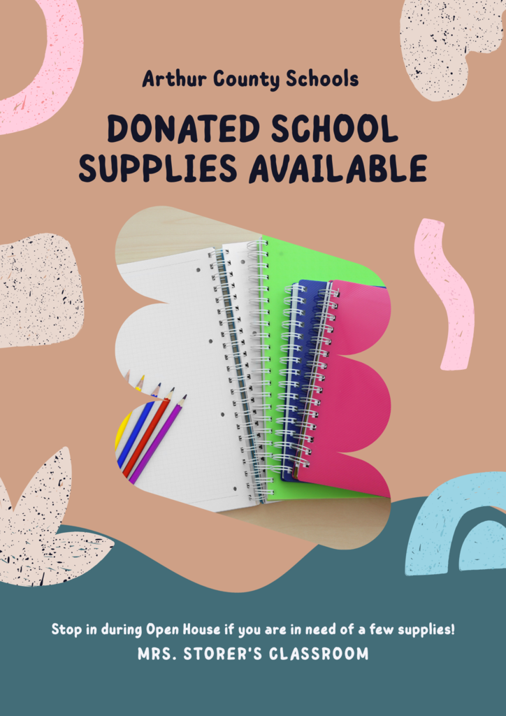 We were fortunate to receive a wonderful donation of school supplies to help our community!