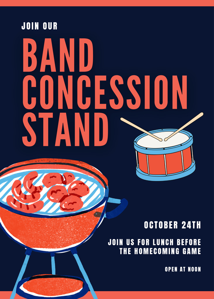 Band concession flyer