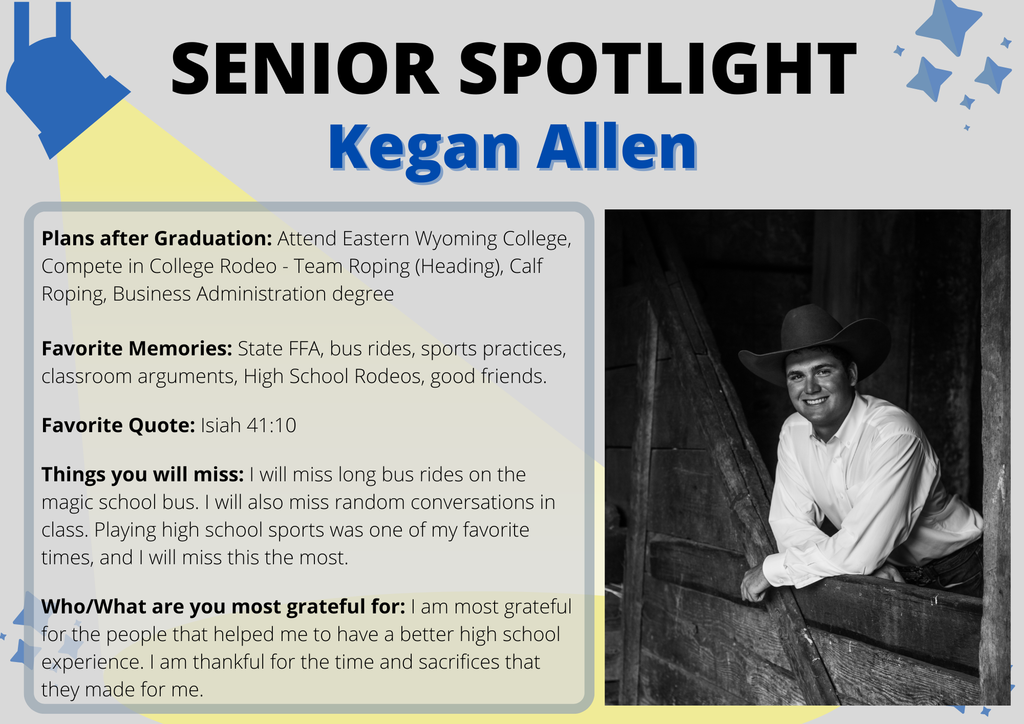Senior spotlight - Kegan Allen