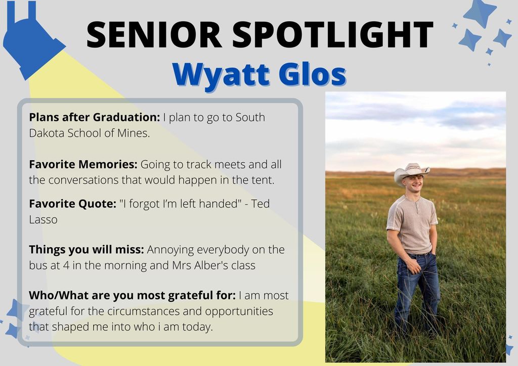 senior spotlight wyatt glos