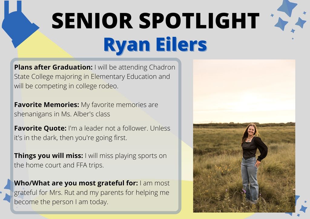 senior spotlight Ryan Eilers