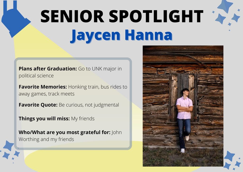 senior spotlight jaycen hanna