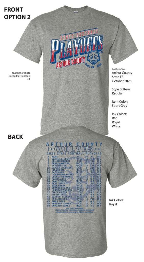 fb playoff shirt