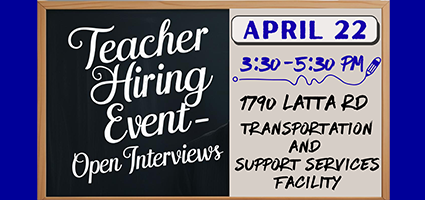 Teacher Hiring Event Open Interviews