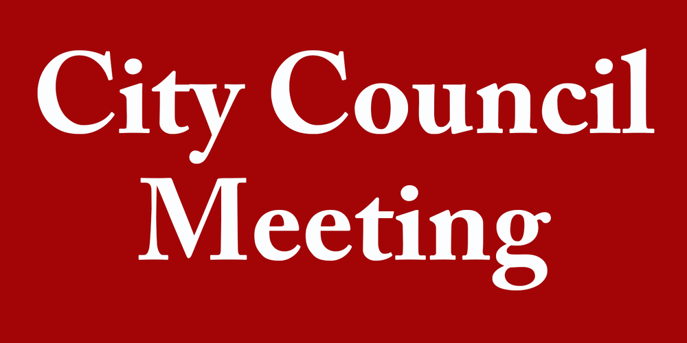 City Council Meeting Banner