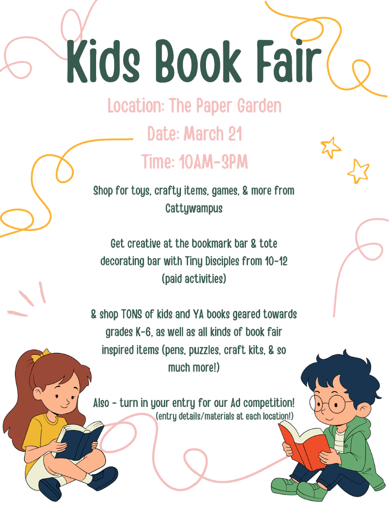 two children reading