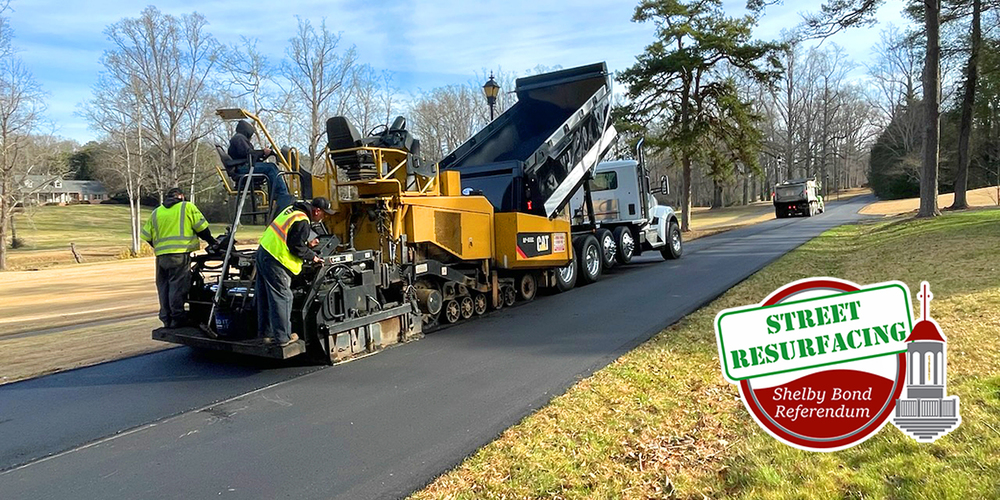Street Resurfacing Project - Road Being Paved