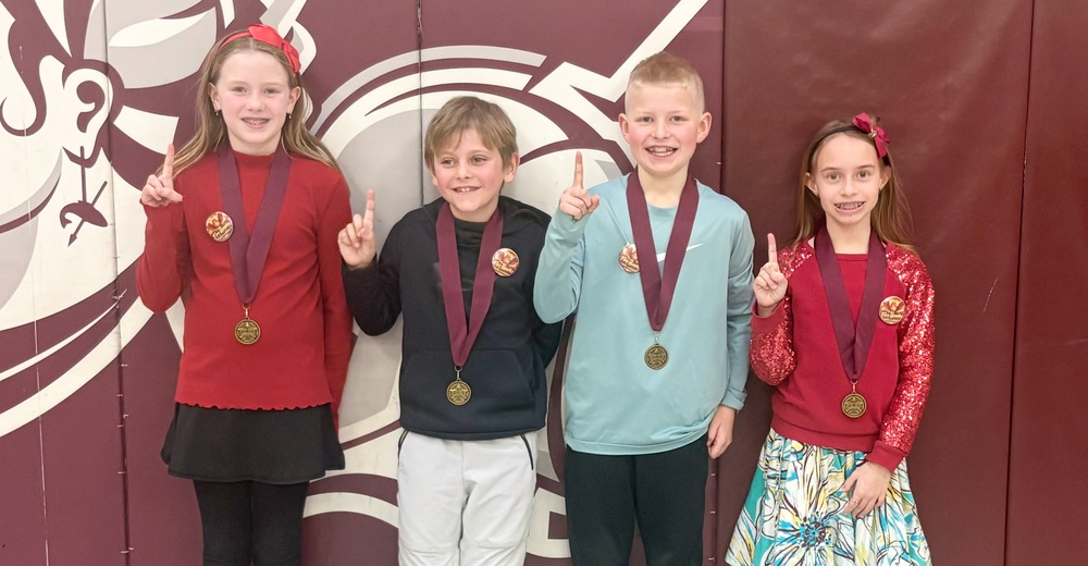 The Fire Hawks - winners of the 1st West Elementary Battle of the Books