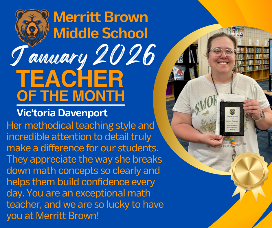 Teacher of the Month