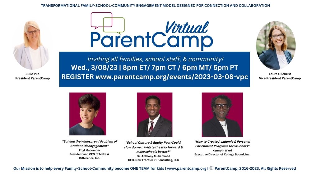 virtual parent camp banner