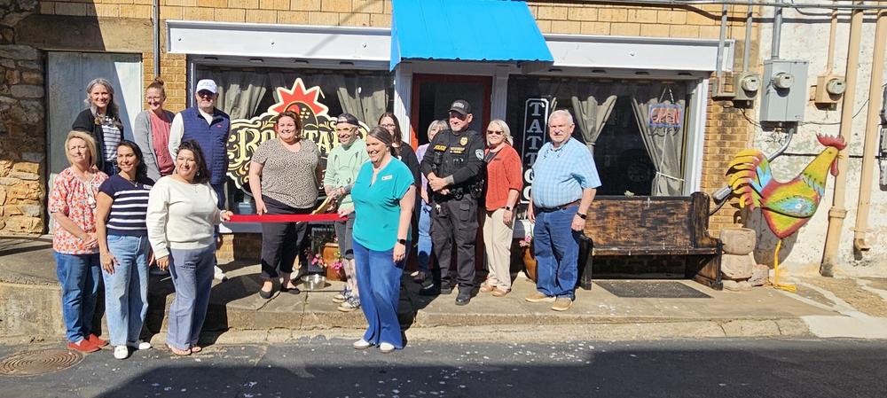 Rooster Tattoo Palour Ribbon Cutting