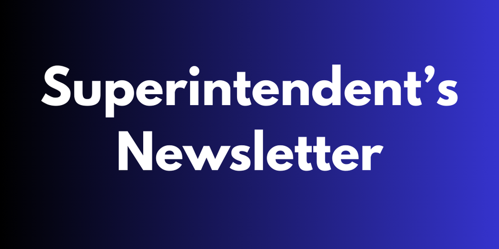 Superintendent March Newsletter