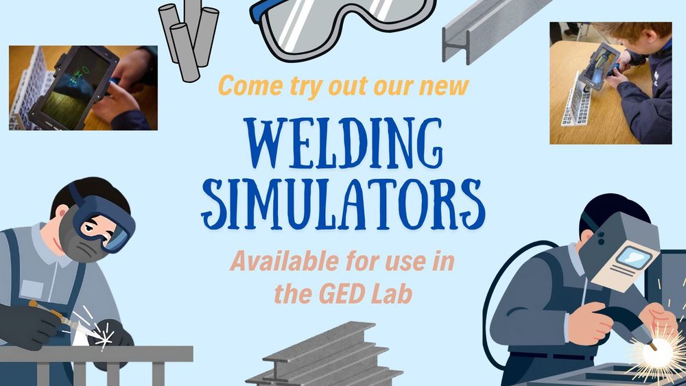Welding simulator image.