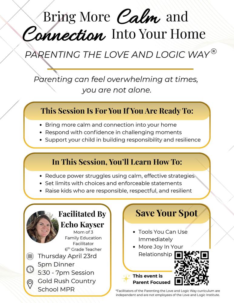 Love & Logic Parent Class