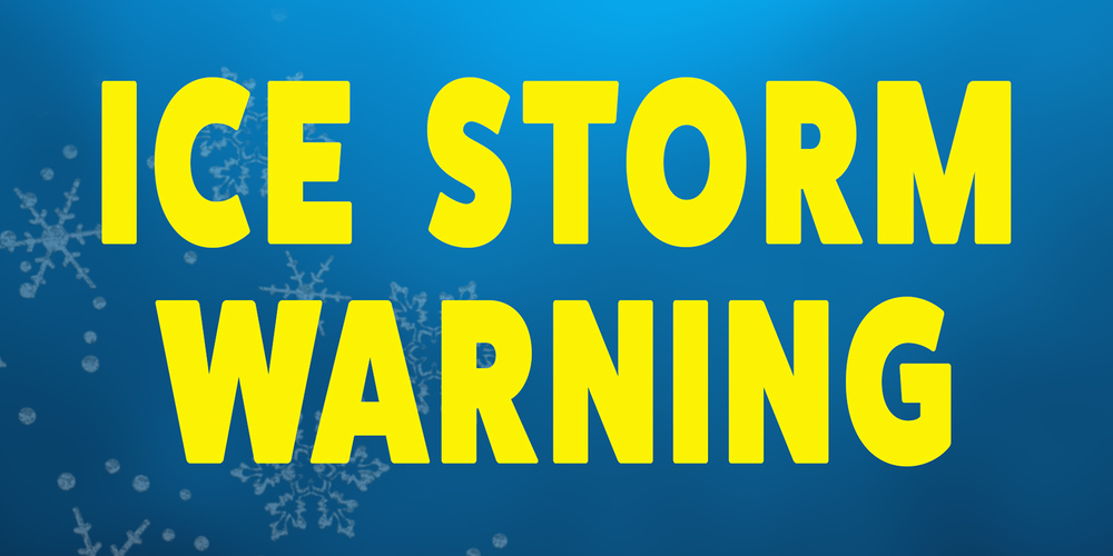 Ice Storm Warning