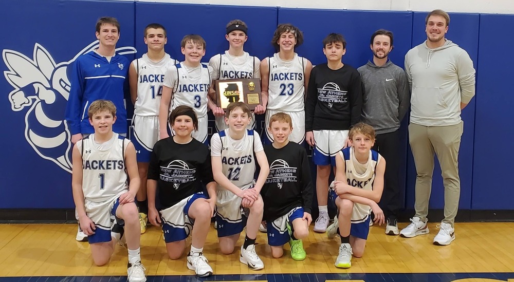 Junior High Boys Basketball Regional Champs