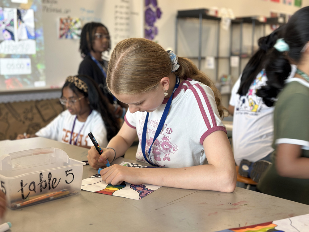 Wortham Art Students Create Something Bigger Than Themselves